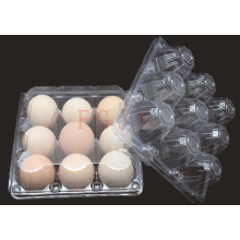 2/4/6/8/10/12/15/18/24/30 buracos bandeja de ovos de plástico descartáveis ​​(recipiente de ovo de PVC)